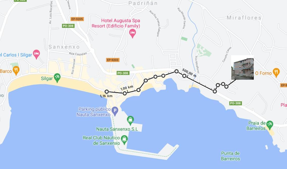 Piso Silgar 10 Pax Daire Sanxenxo Dış mekan fotoğraf